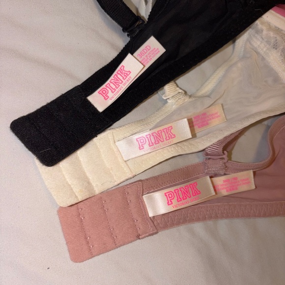 VS PINK Date push up bra essential color set 36DD - Picture 5 of 8